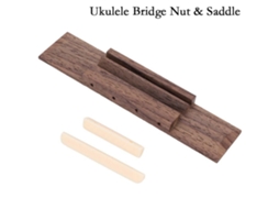 Ponte Universal para Ukulele, Ponte de Jacarandá + Rastilho Inferior + Rastilho Superior, Música Folclórica AQUAFORGE
