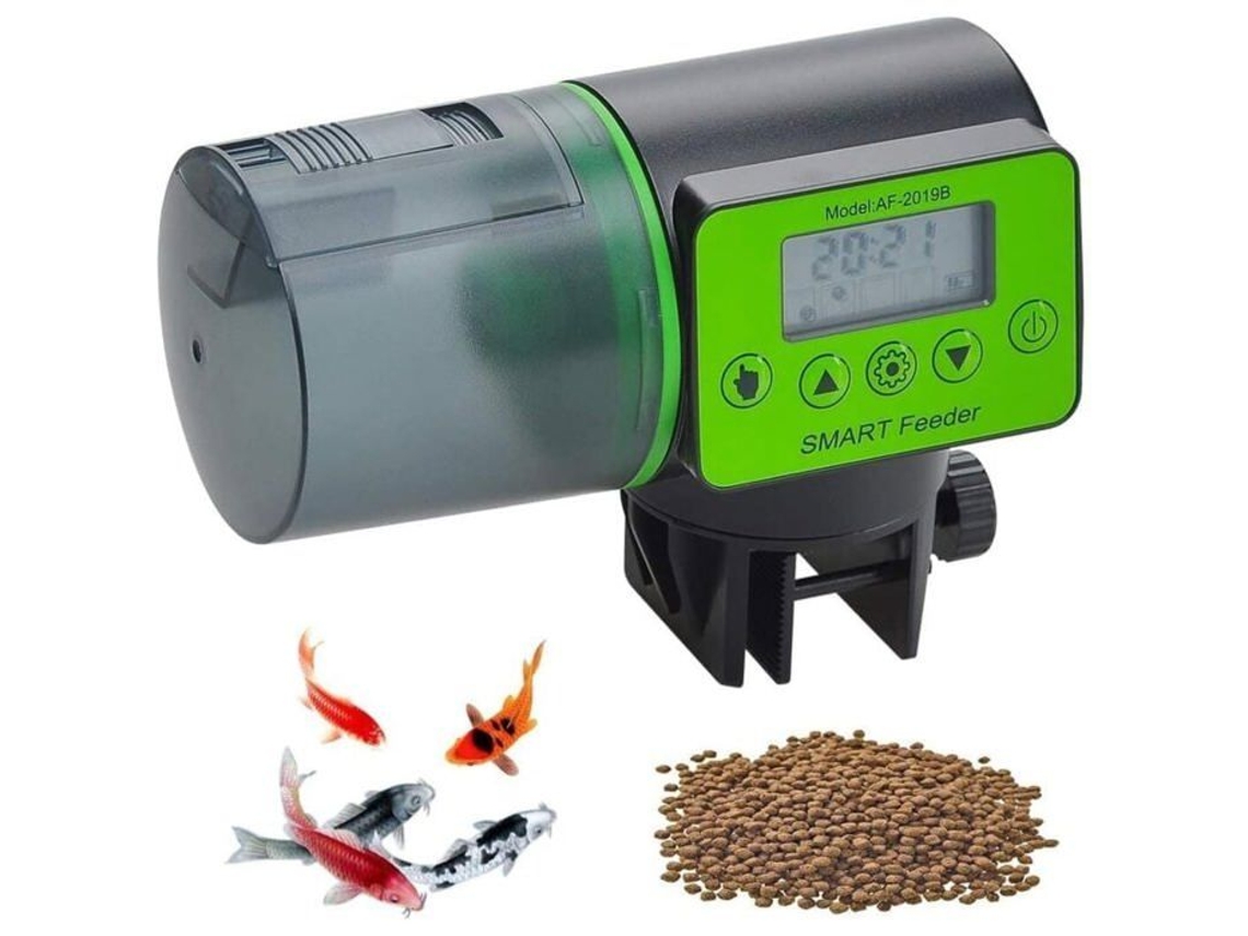 Dispensador Automático De Alimentos, Jiangzha, Verde Claro, 200 Ml, Resistente À Umidade, Programável