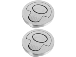 Puxadores Embutidos Em Aço Inoxidável, Conjunto De 2 Peças, Elegantes E Minimalistas Para Armários Pisos, Sofisticados E