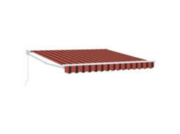 Conjunto 1 Toldo Externo Vidaxl Laranja Poliéster (350 X 250 X 165 Cm)