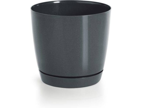 Vaso  Coubi Round P (Preto - 15.5 x 15.5 x 14.2 cm)