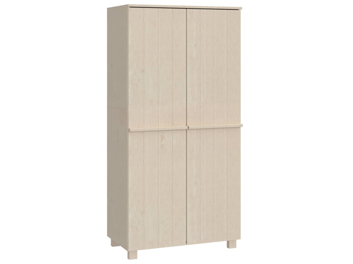 Conjunto 1 Wardrobe, Wardrobes Vidaxl Marrom Madeira De Pinho (n/a)