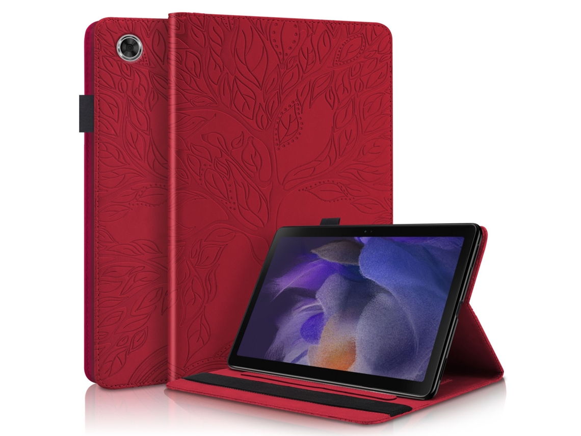 Capa Para Tablet Lurelia, Para Samsung Tab A7/t500 2020/tab A7 10.4 2022 Sm T509 2020/2022, Vermelho, Função Sono