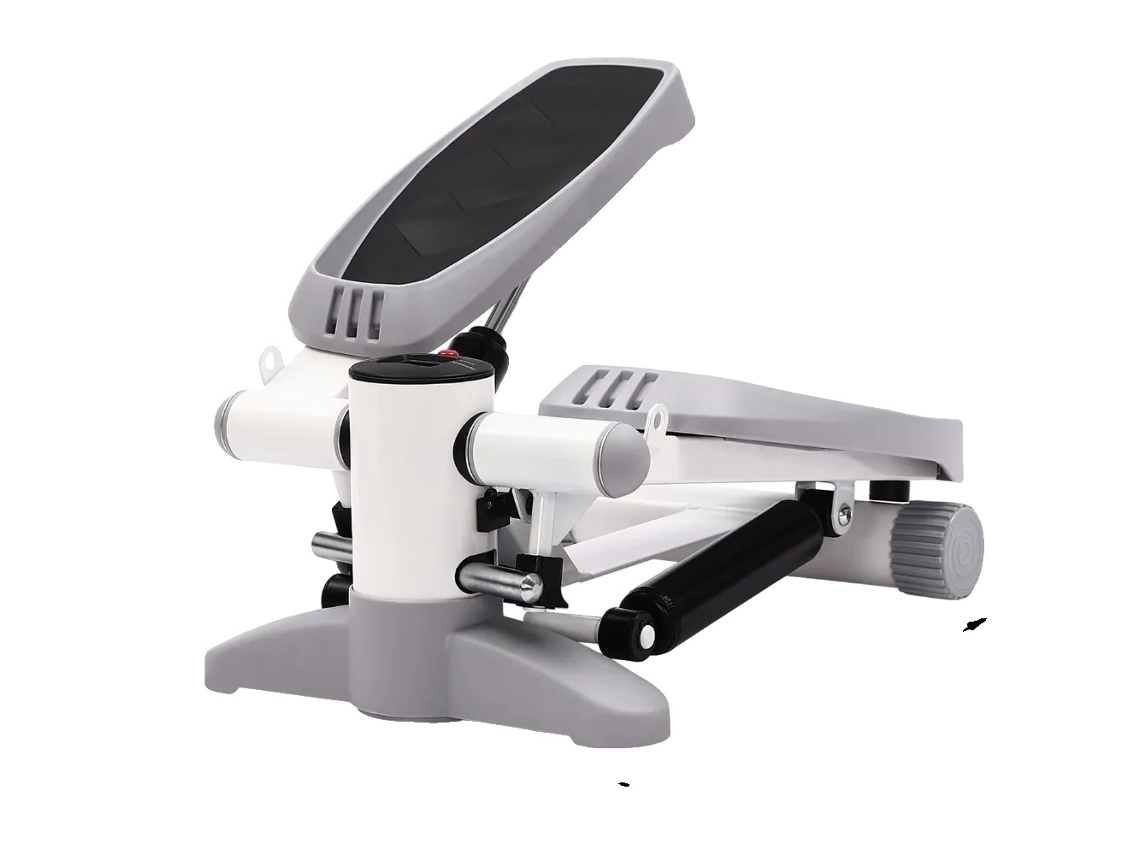 Stepper, Design Compacto, Display Lcd Multifuncional, Cinza Claro