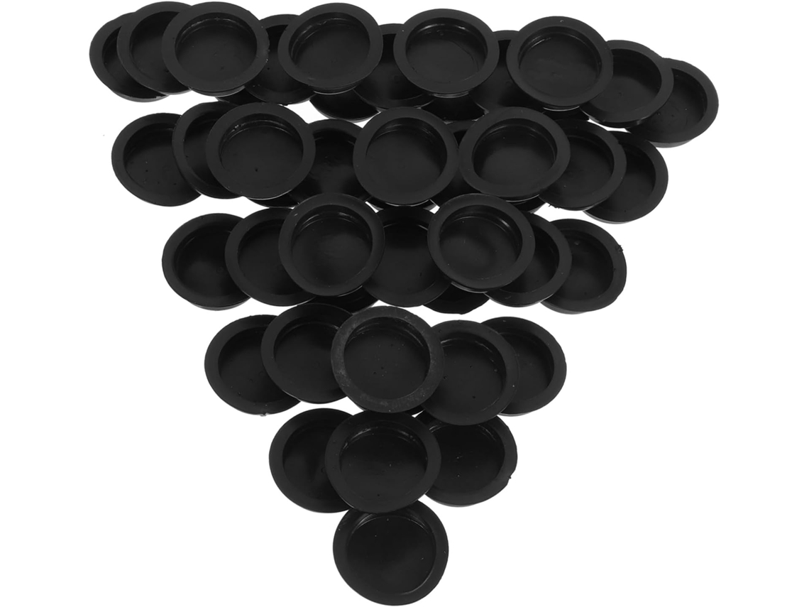 Imikeya 50-tampas Redondas De Pvc Para Cofrinhos, Fáceis De Usar E Leves, Ideais Para Caixas De Poupança E Porquinhos