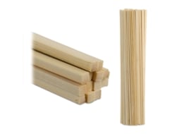 Relaxdays Varas De Bambu, Conjunto De 200, 30 Cm, Varas Para Artesanato, Suporte Para Mudas, Varas De Bambu Naturais