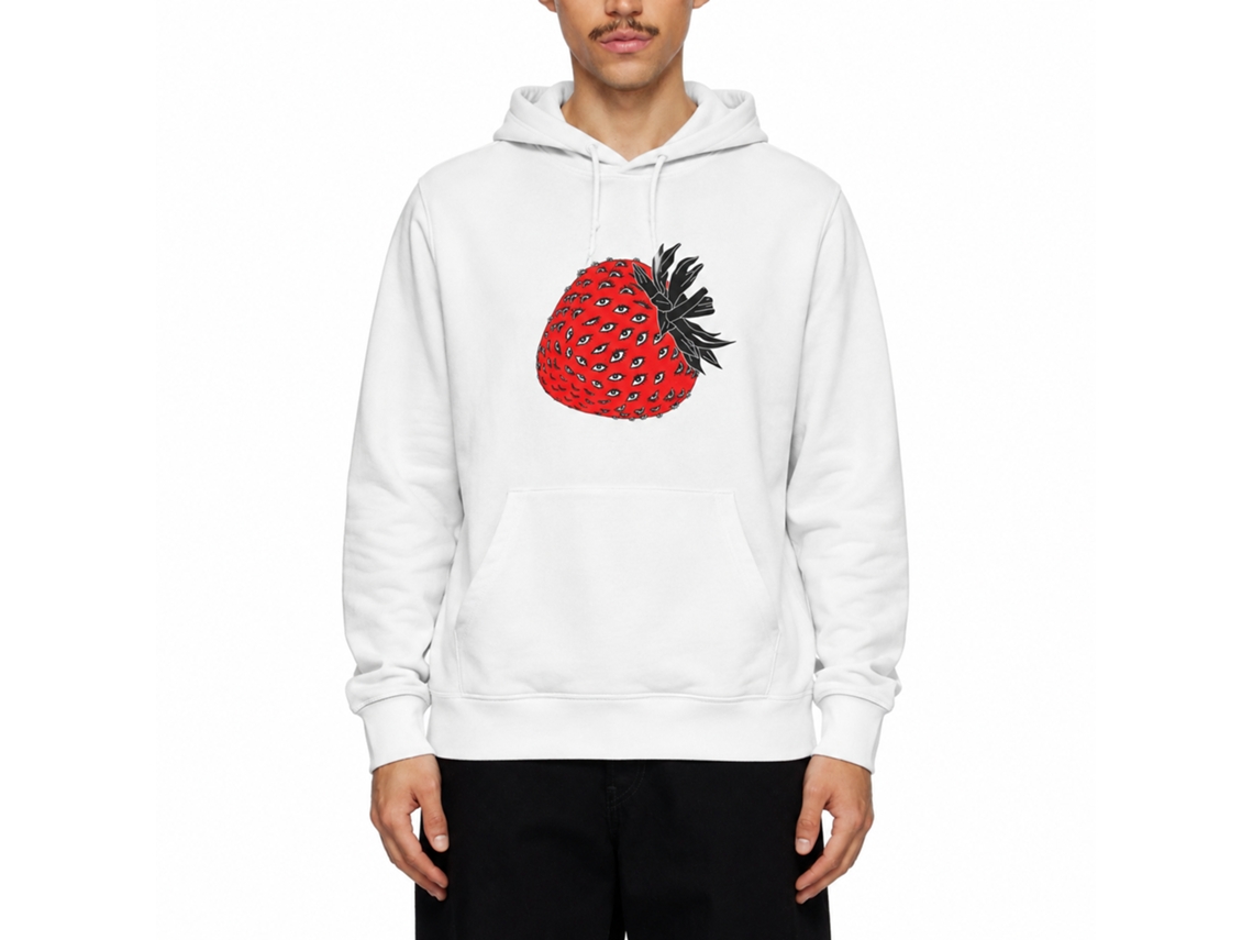 Rockinstone Feathers White Hoodie Unique Designer Style