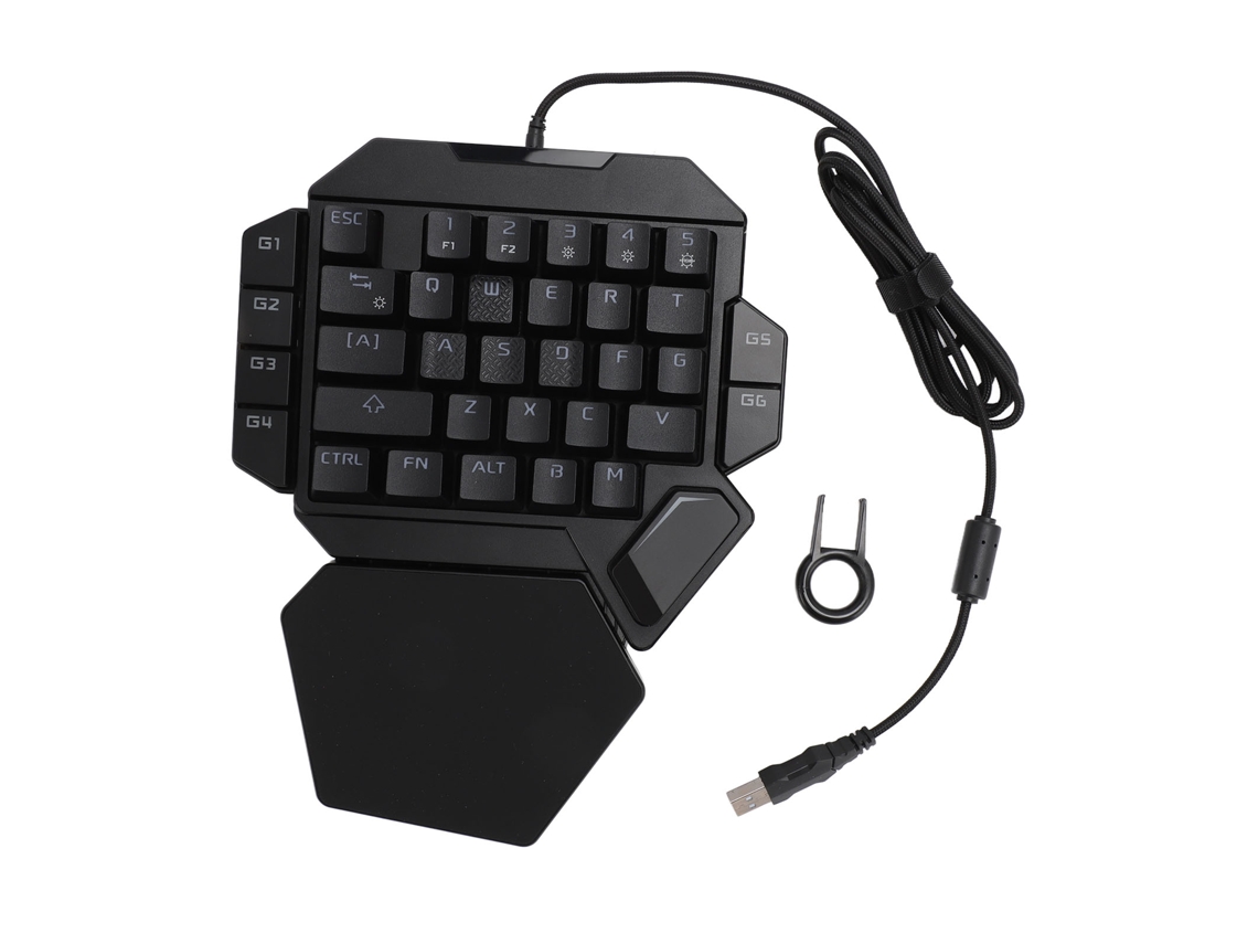 Teclado Mecânico Rgb LAXISCREED 35 Teclas com Apoio de Punho