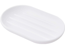 Saboneteira Touch Em Plástico Moldado 12.7x8.3x1.9cm Branco