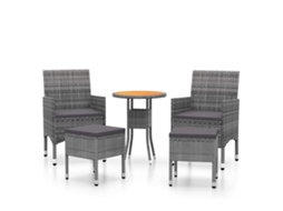 Garden Lounge Set, Garden Lounge Sets Vidaxl Cinzeto Rattan / Vime (n/a)