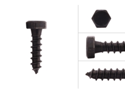 Parafusos Sextavados Pretos de Madeira M8 X 30 Mm 25 Peças WOVAR