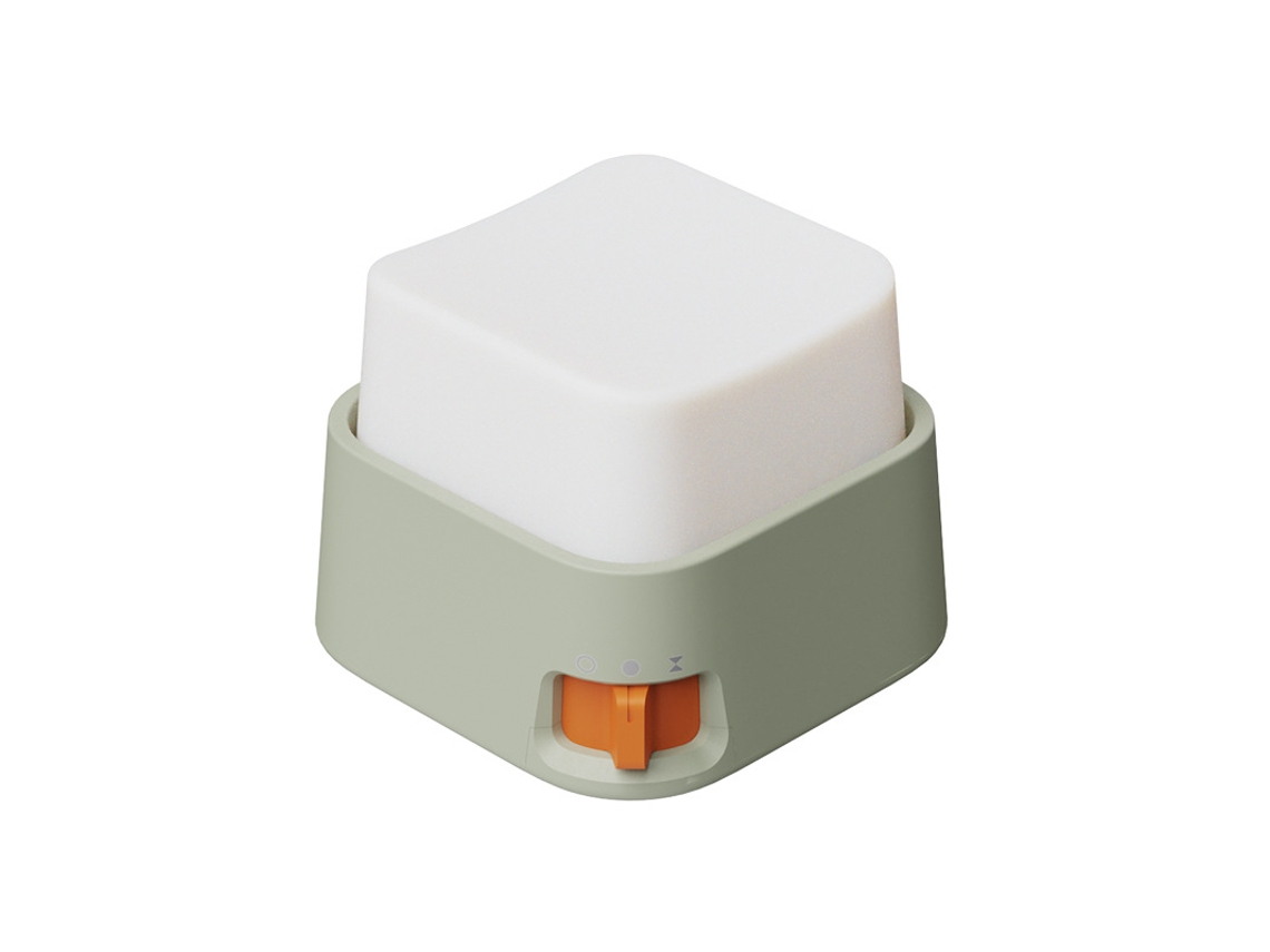 Nova Luminária de Teclado Antiestresse, Mini Luz Noturna Fofa, Recarregável Via Usb, Decoração Simples Verde BRILVIBERA