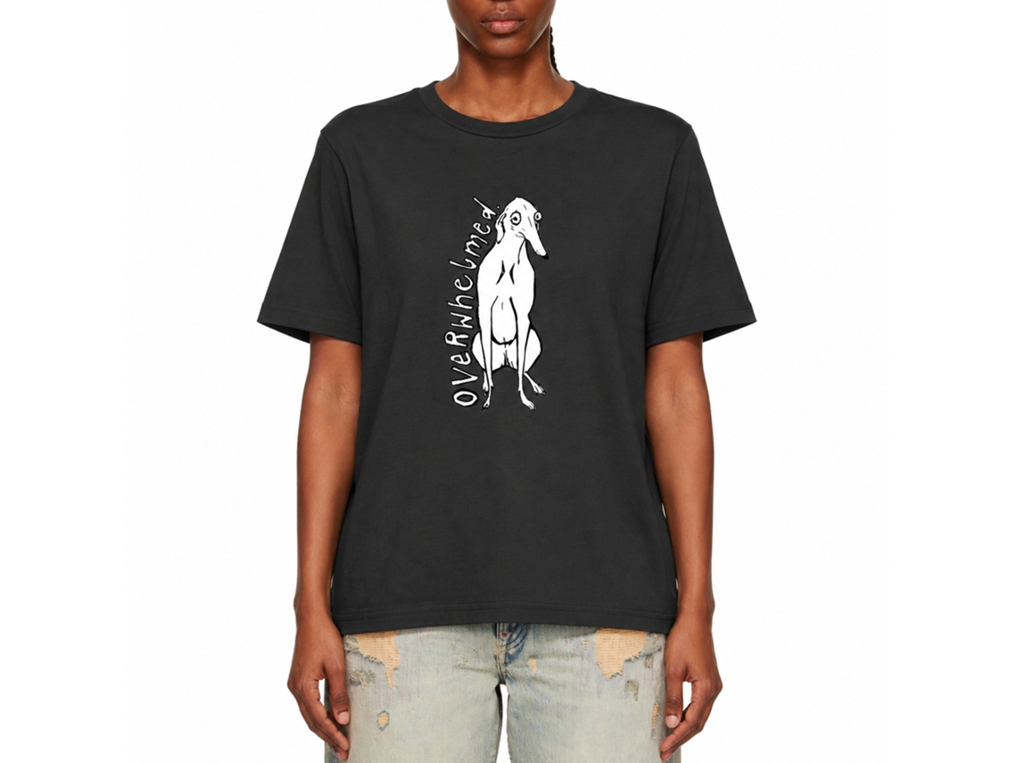 Rockinstone Overwhelmed Made By Harriet T-shirt Unique Designer Style