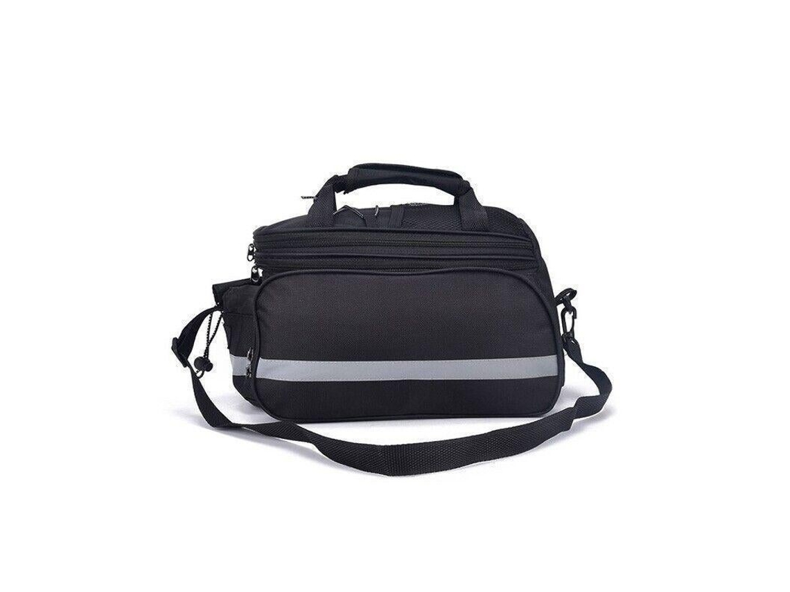 Lurelia Bolsa De Bicicleta Resistente À Água Grande Capacidade, Poliéster, Preto, Aprox