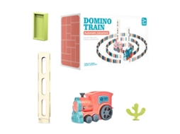 2026 tren de Dominó Automático 60/80/100 Piezas, Juego Eléctrico Actualizado para Niños Y Niñas