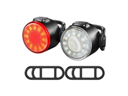 Luz Led Dianteira/traseira Recarregável Via Usb Para Bicicleta