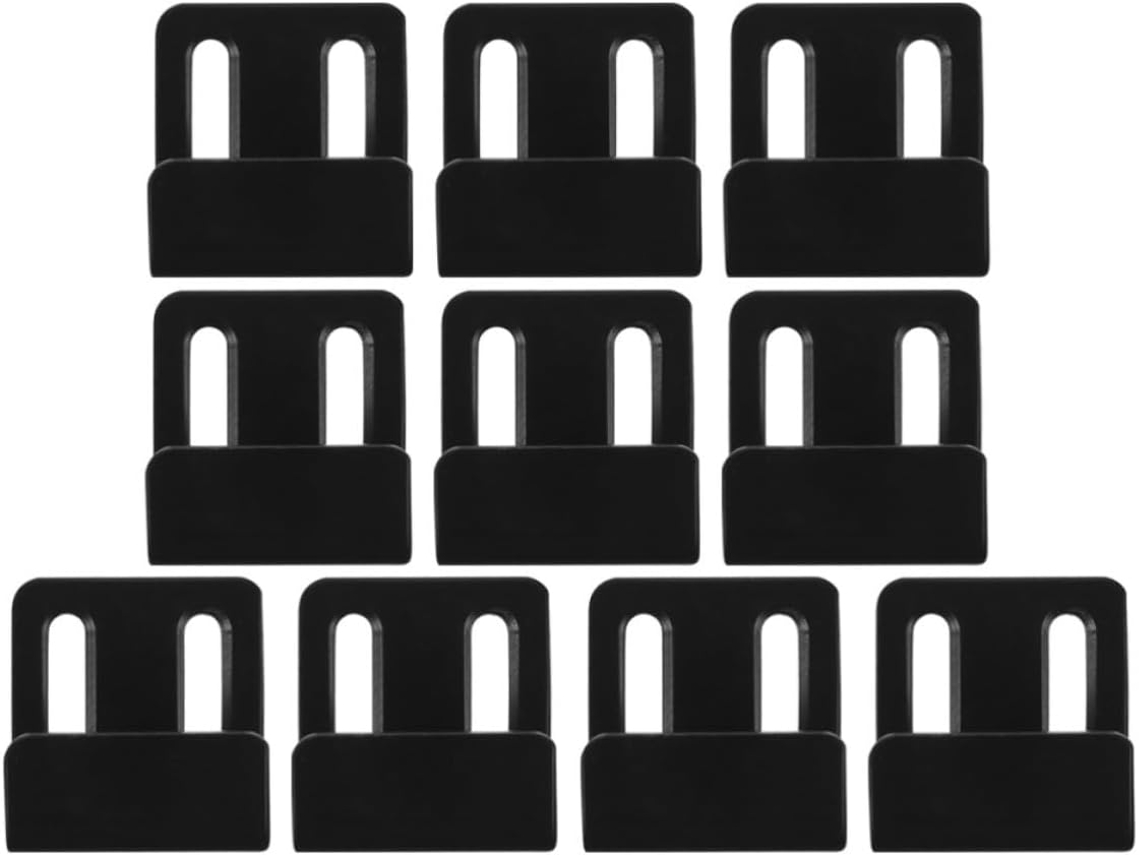 Aboofan 10-ganchos De Parede Azulejos Em Aço Inoxidável Preto, Fácil Instalação E Design Moderno Suporte