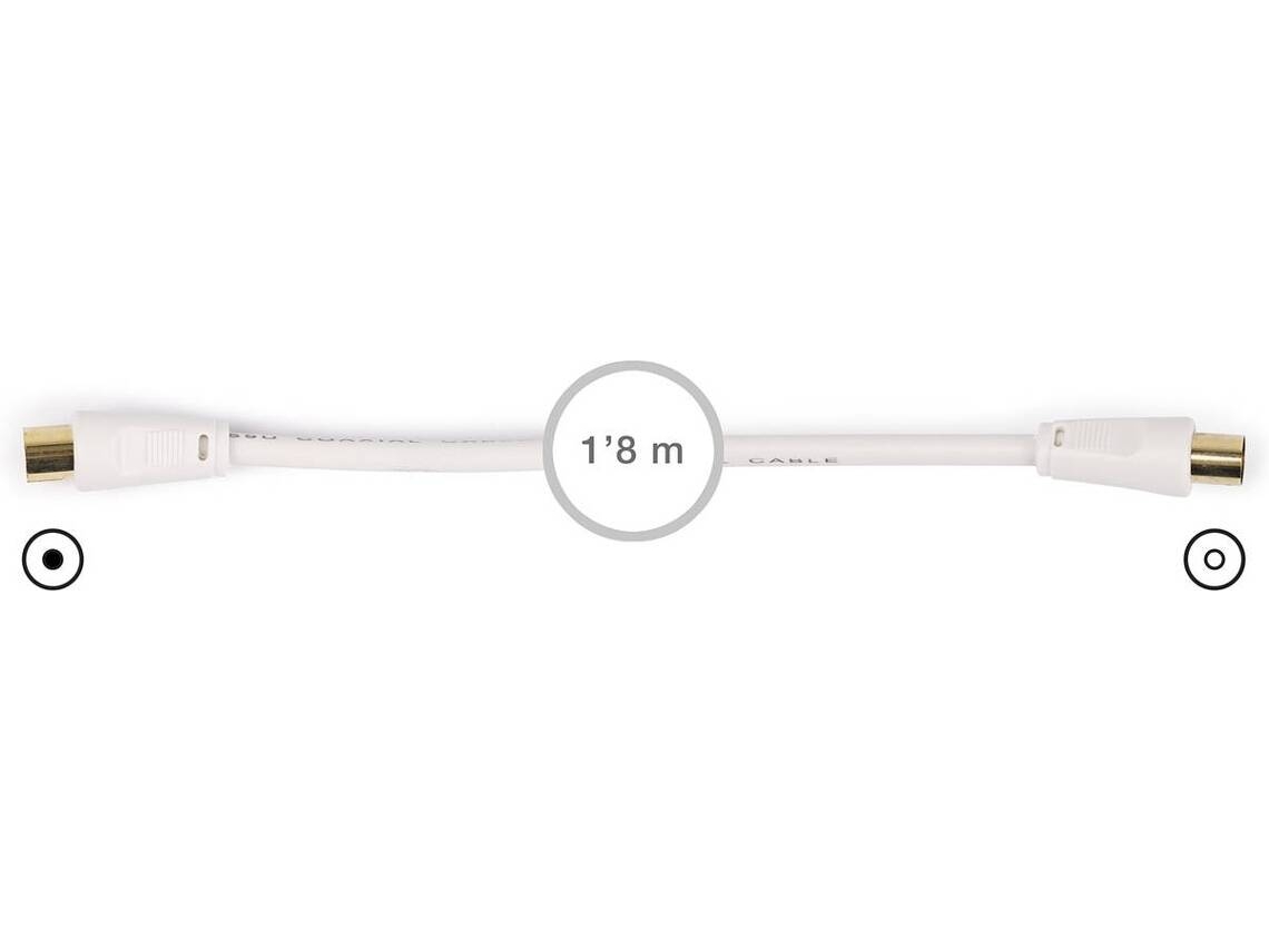 Cabo de Antena FONESTAR (Coaxial - 1.8m)