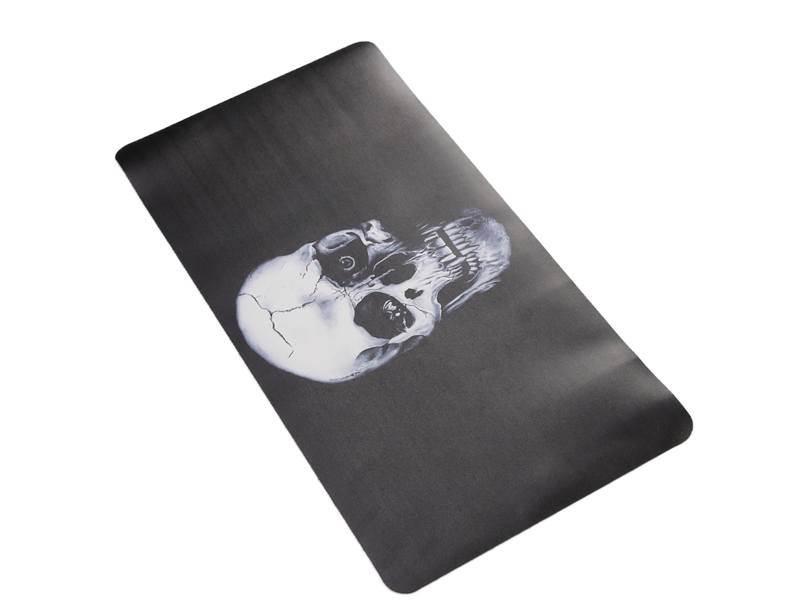 Mouse Pad (antiderrapante E À Prova D'água) Tapete De Mesa Grande Para Computador E Jogo Tapete De Teclado Caveira Branca