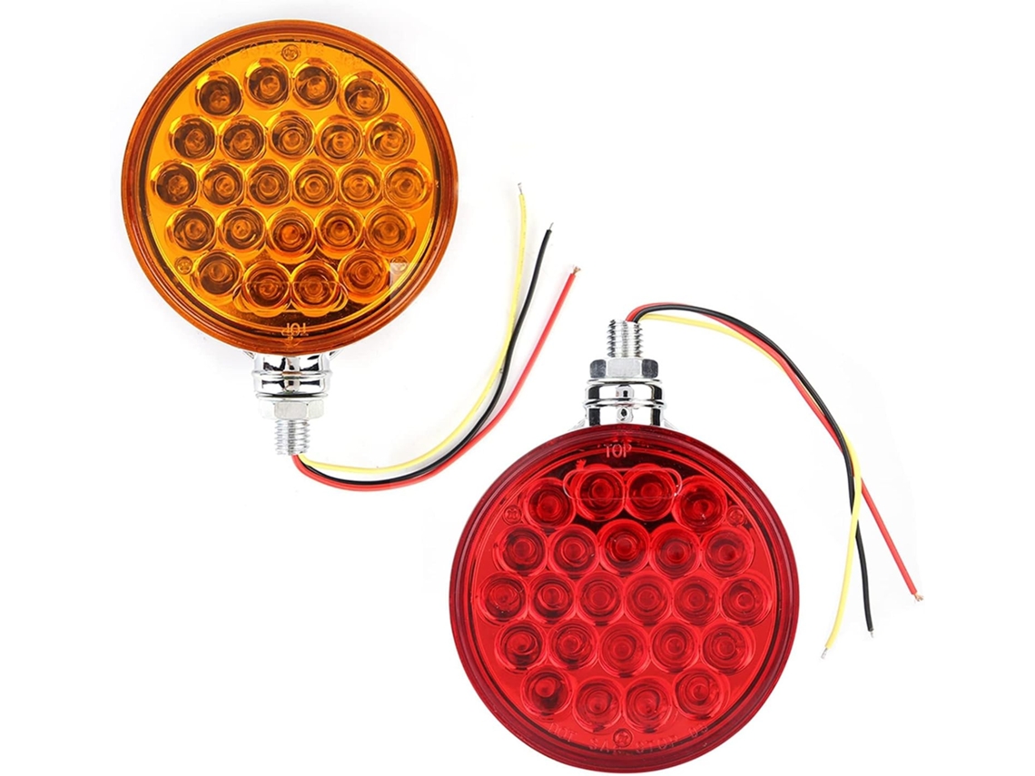 Luzes De Posição Substituição Para Caminhões Com 48 Leds Dupla Face, 48 Leds Smd Com Função Intermitente E Vedação À