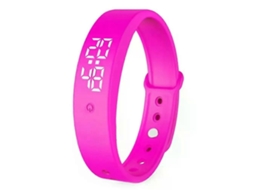 Pulseira Inteligente Esportiva Com Led, Monitor De Temperatura Corporal, Termômetro, Alarme Vibratório E Lembretes. Ideal Para Estudantes E Alunos.