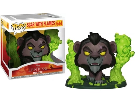 Figura FUNKO Pop! Deluxe: Lion King - Scar in Flames (Possível Chase)