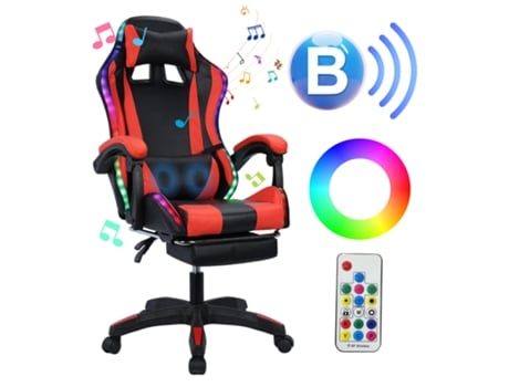Cadeira Gaming Com Altura Ajustável, Encosto Reclinável E Apoios De Braços Ajustáveis Para Um Conforto Ideal Durante As Sessões De Jogos Biplut