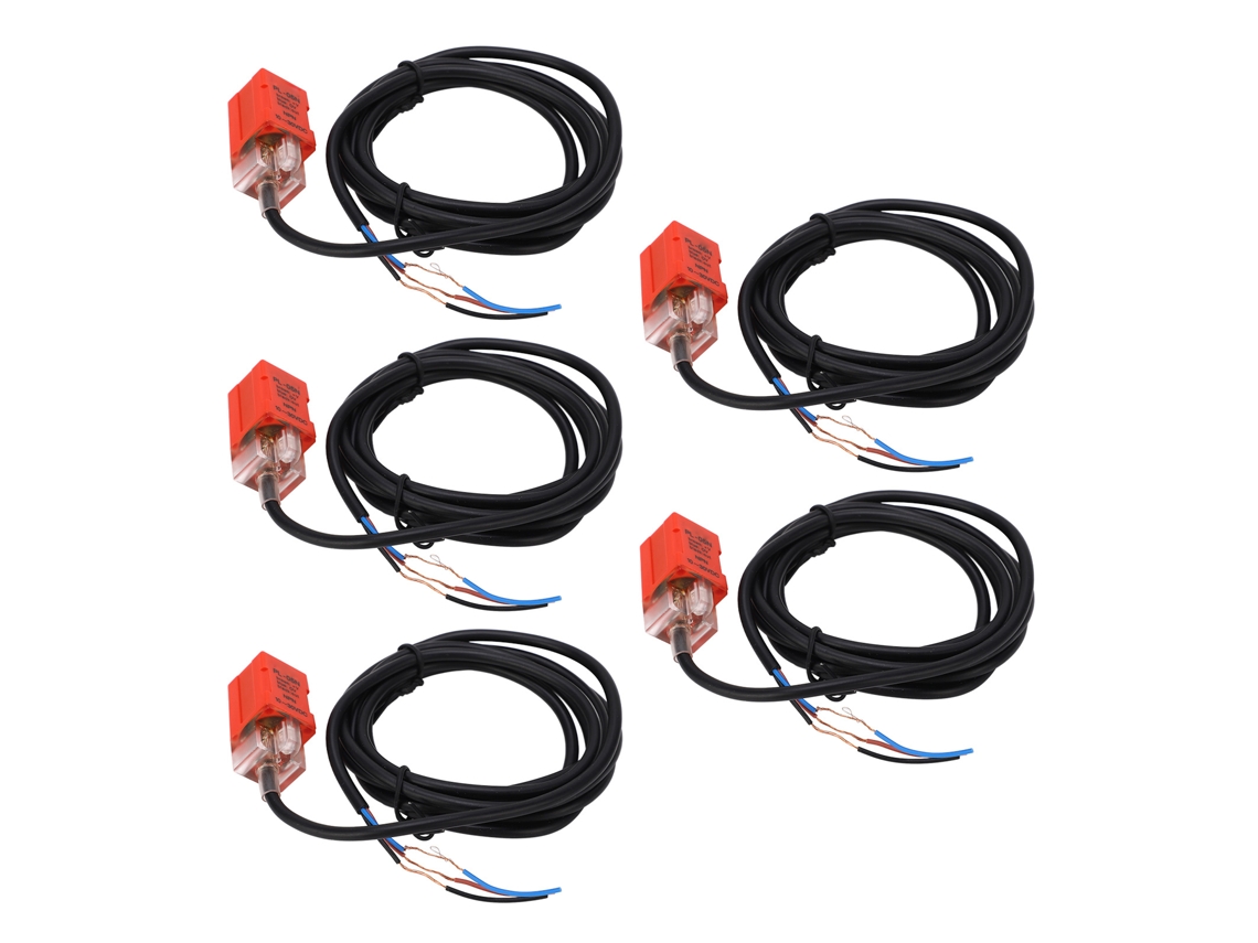 5 Sensores de Proximidade Npn Normalmente Aberto 100hz Ip65 Dc10 30v S/MARCA