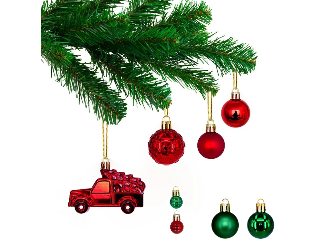 Bolhas De Natal (72 Unidades, Pintadas Com Formatos) Eoocoo