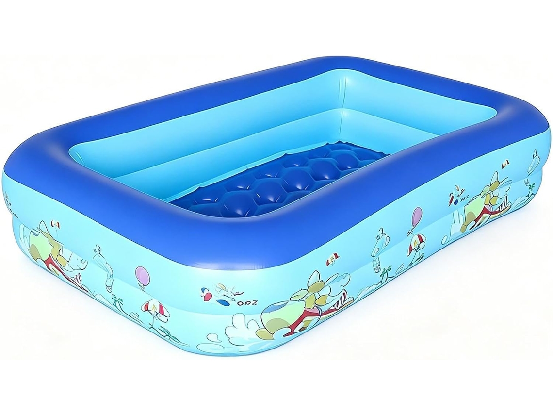 Piscina Inflável Retangular Grande e Espessa, Durável Espaçosa para Toda a Família - Portátil CHABERLU