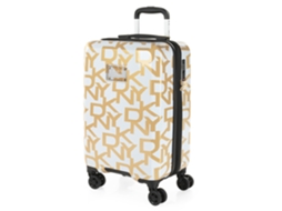 DKNY DKNY-626D Deco Signature Ouro Branco Mala Pequena para Pc 35X54X23 Cm 36L