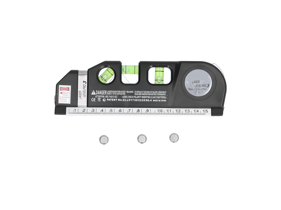 Yuru regua Infravermelha 8 Polegadas Abs Lazer Leveler Ferramenta para Medição Linear Precisa