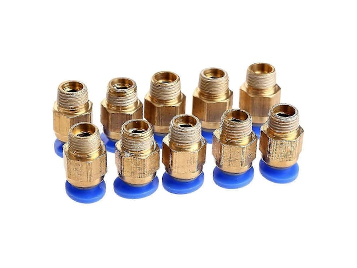 Mangueira De Ar Com Rosca Macho, Engate Rápido Pneumático(3mm, Pc6) 10 Unidades