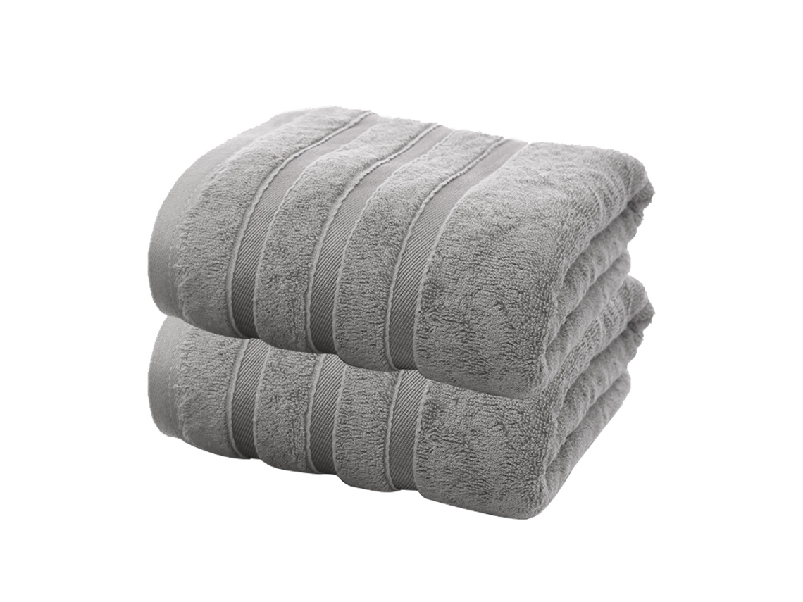 Fibra De Bambu De 2 Peças Sobrecarregadas, Toalhas De Banho Super Macias, Altamente Absorventes, Conforto