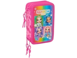 Trousse Escolar Safta Rainbow High Shine 37 Ferramentas Inclusas Multicolorido Crianças 5 14 Anos