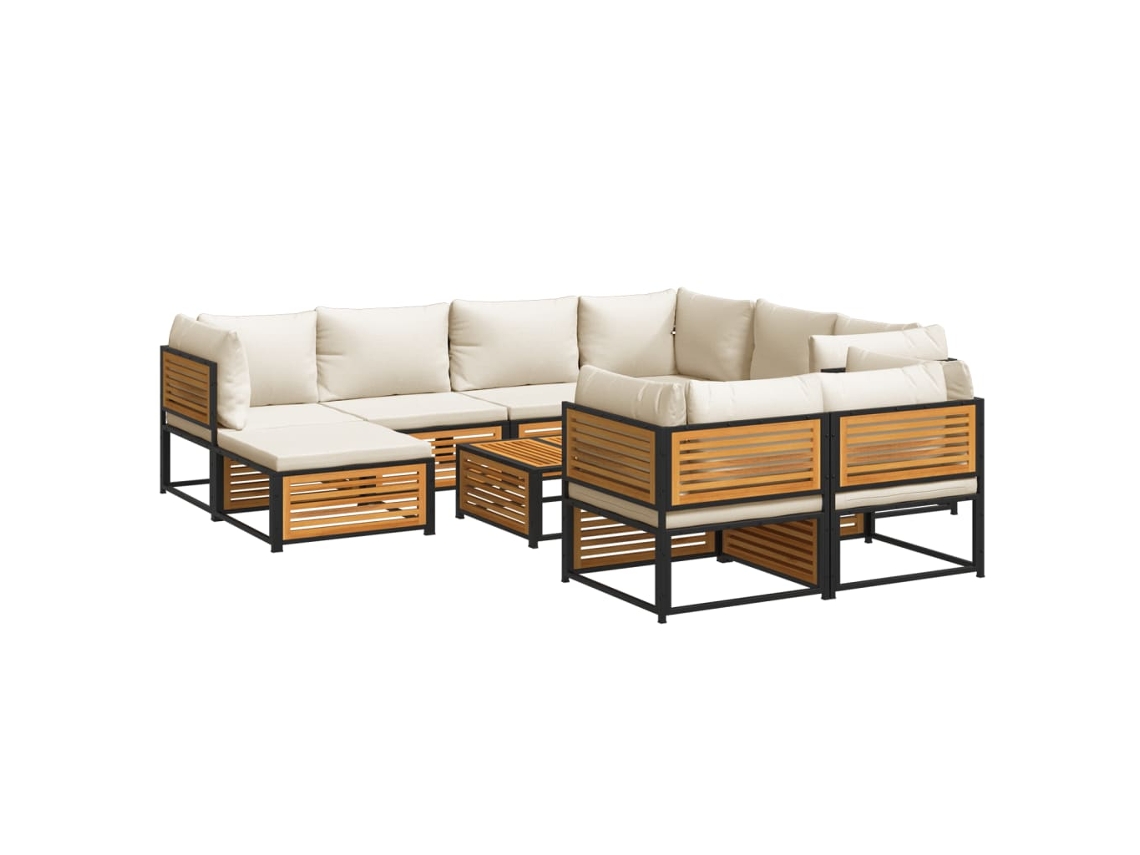 Garden Sofa Set, Garden Sofa Sets Vidaxl Marrom Madeira (n/a)