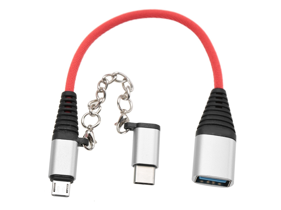 Cabo de Carregamento 2 em 1 Type c Micro Usb LAXISCREED