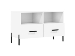 Tv Cabinet, Tv Cabinets Vidaxl Branco Madeira Processada (n/a)