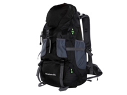 Mochila Impermeável 50l Camping Trekking Outdoor Preta