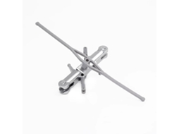 Kit de Atualização com Suporte de Rotor Metálico para Helicóptero Rc Fly Wing Uh 1 Bell 206 V2 V3 MDUG