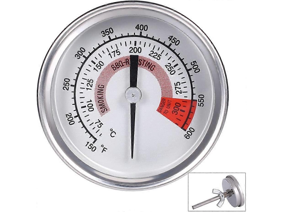 Termômetro De Aço Inoxidável Para Forno, Grelha E Fumaça, 75 A 300 150 600 (lgl) Aquaforge (tipo B 300c)