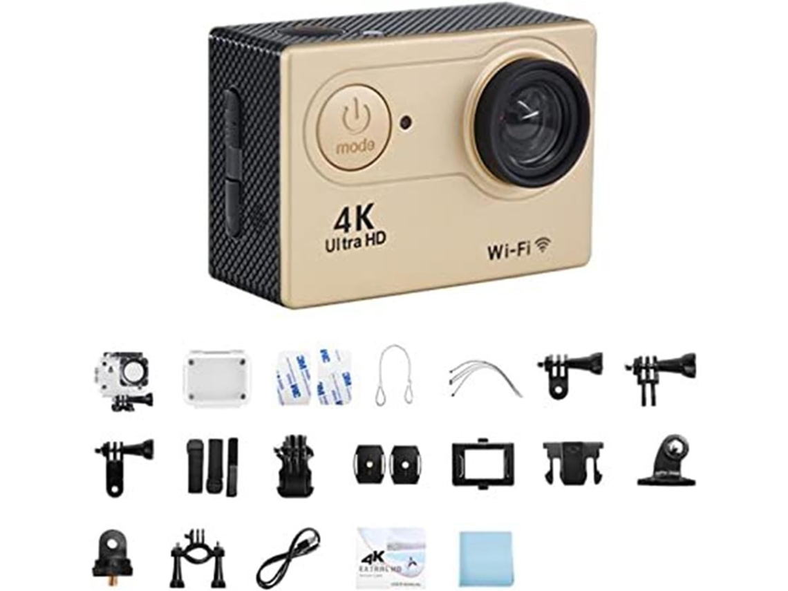 Câmera de Ação com Estabilização de Imagem, Ultra Hd 4k 30fps, Mini Câmera SFUSHOS