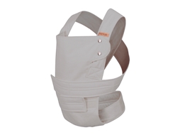 Marsúpio MARSUPI recém-nascido com velcro ergonômico adaptável cor brisa cinza tamanho L