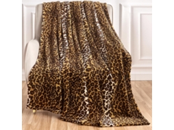Cobertor De Lã Com Estampa De Leopardo Para Cama, Sofá, Viagens E Acampamentos, Cobertor Super Macio E Confortável (127 X 152 Cm)-aquaforge