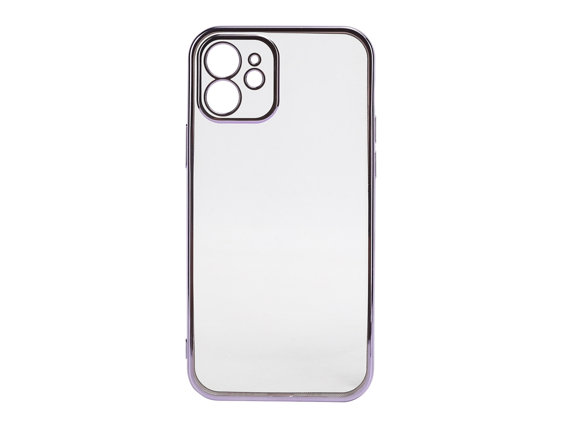 Aetheria capa de Telefone Sulada Electroplating Tpu Full Body Proteção para Iphone 12 Roxa