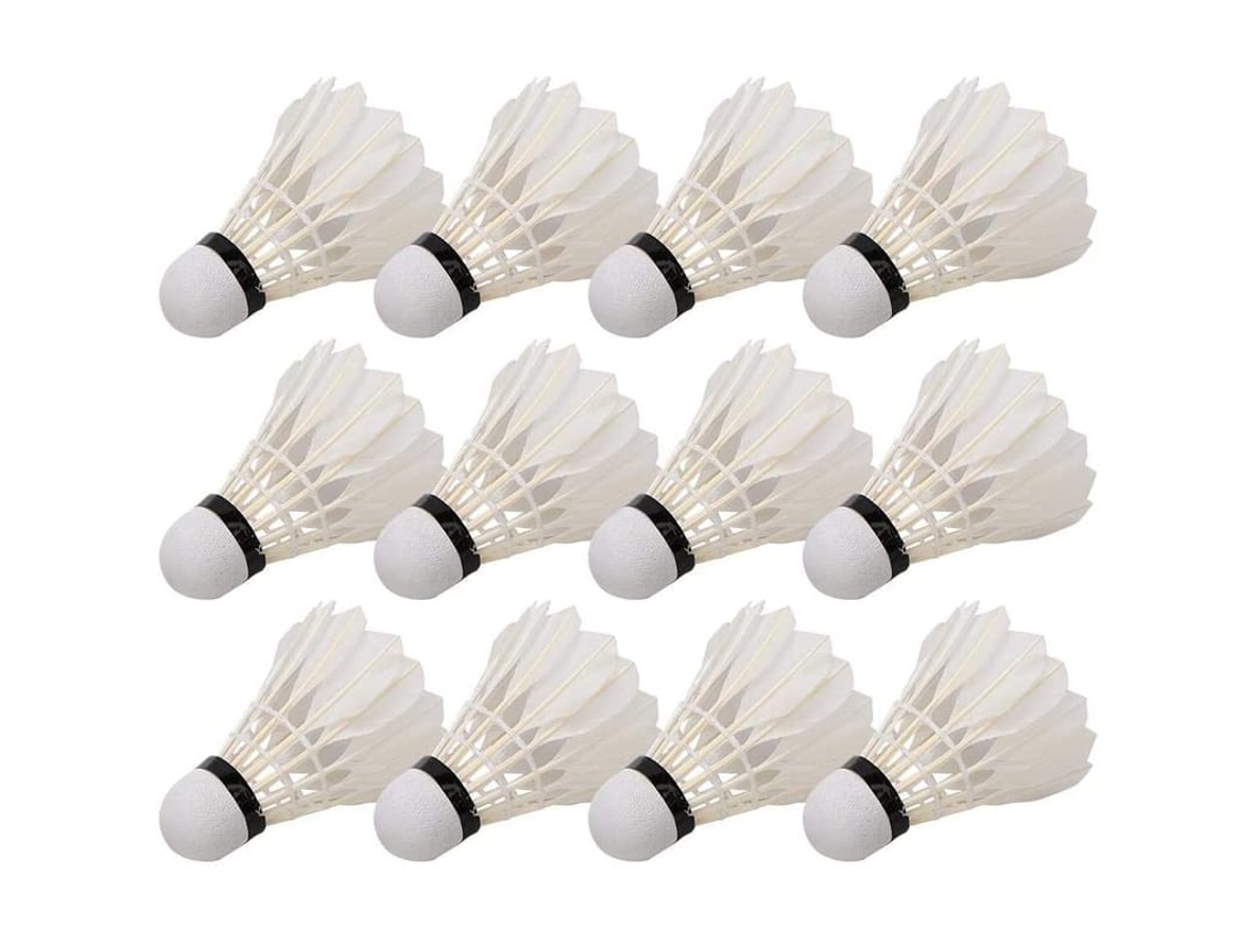 Bola De Badminton, 12 Peças Shuttlecock De Penas Profissional Para Treinamento De Badminton