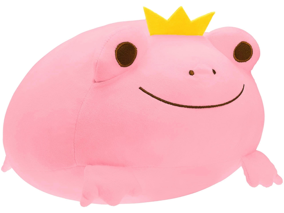 Almofada De Pelúcia De Sapo Rosa Fofo 14 Polegadas, Brinquedo Para Crianças