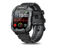 Smartwatch YIZHOOD Te24 Android e Ios Preto