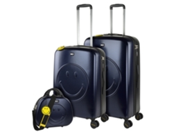 Conjunto de Malas SMILEY ORIGINALS Pc SMILEY ORIGINALS Preto 48X71X30 Cm 88L