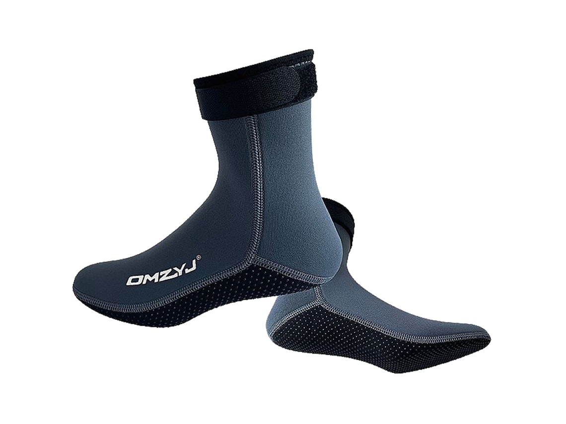 Meias de mergulho de 3mm, quentes, antiderrapantes, para snorkel e praia | S/MARCA